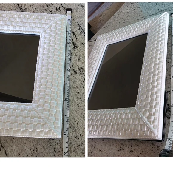 Tiffany & Co. Frame Weave Pattern White Bone China - Picture 5 of 8